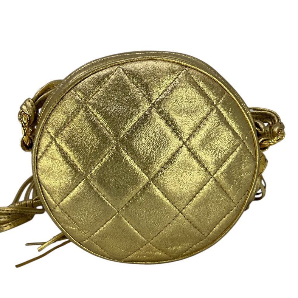 Chanel Vintage Round CC Tassel Mini Crossbody Bag - Picture 2 of 7